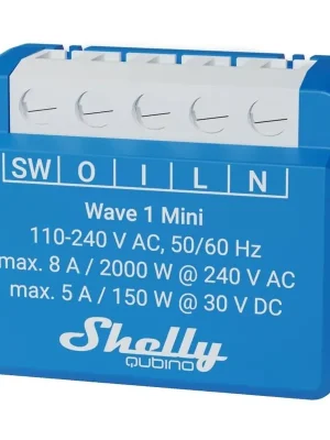 SHELLY MODUL SPÍNACÍ WAVE 1 MINI LR MAX. 8A Z-WAVE LONG RANGE 3800238071929 Zlevněný
