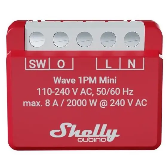 Nejlepší Cena SHELLY MODUL SPÍNACÍ WAVE 1PM MINI LR S MĚŘENÍM SPOTŘEBY MAX. 8A 3800238071936