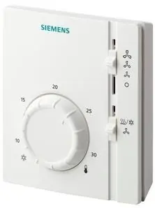 Rychlé Dodání SIEMENS TERMOSTAT RAB21-DC FAN-COIL 2-TRUBK. 3ST. VENTILÁTOR 0-10V ON/OFF 24VDC