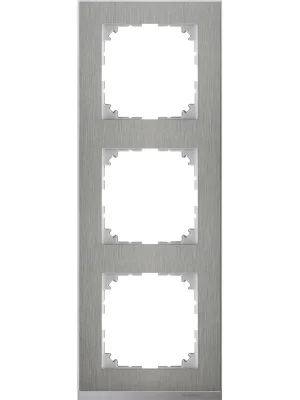 Výprodej SCHNEIDER Rámeček MERTEN 4030-3646 dvoj. stainless