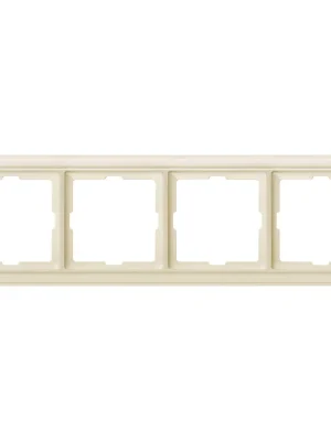Tovární Cena SCHNEIDER Rámeček MERTEN 483444 čtyř. white cream