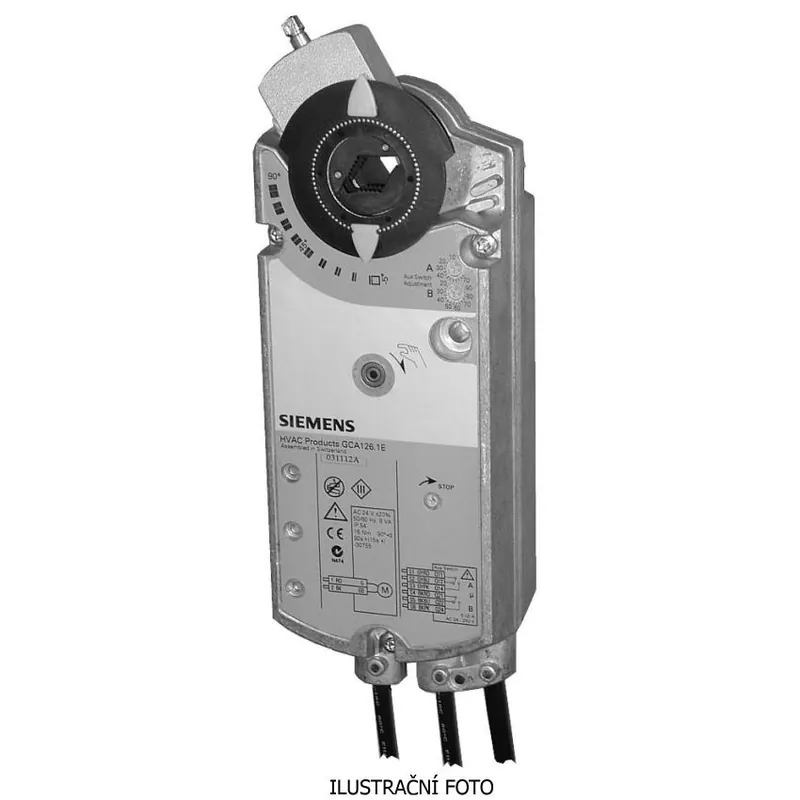 Akce SIEMENS GCA161.1E POHON KLAPKOVÝ 24V, TOČ. 0..10V, 18 NM, HAVAR. FCE