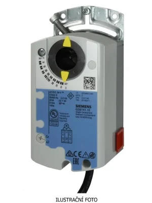 SIEMENS GDB341.1E POHON KLAPKOVÝ AC 230V, TOČ., 2-BOD, 3-BOD, 5NM, BEZ HAV.FUNKCE Odeslání Ihned