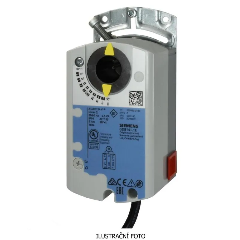 Akce SIEMENS GDB361.1E POHON KLAPKOVÝ AC 230V, TOČ., 0-10V, 5NM, BEZ HAV.FUNKCE