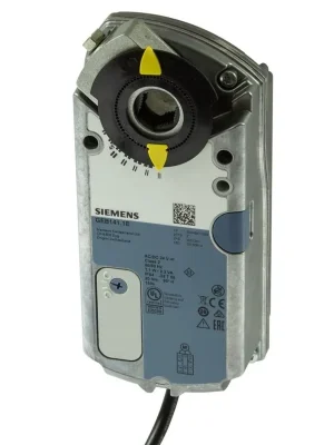 SIEMENS GEB141.1E POHON KLAPKOVÝ AC 24V, DC 24..48V, TOČ., 2-BOD, 3-BOD, 20NM, BEZ HAV.FUNKCE Rychlé Dodání