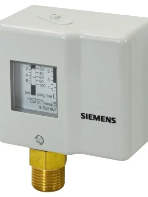 SIEMENS QBE1900-P7 SPÍNAČ TLAKOVÝ -0,3 AŽ 7BAR 16A AC 230V G1/2" Speciální Cena