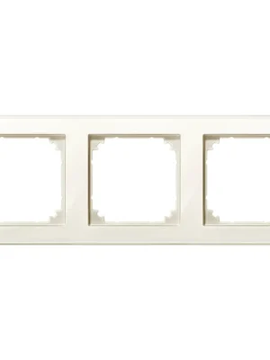 Oblíbený SCHNEIDER Rámeček MERTEN M-Smart troj. white cream