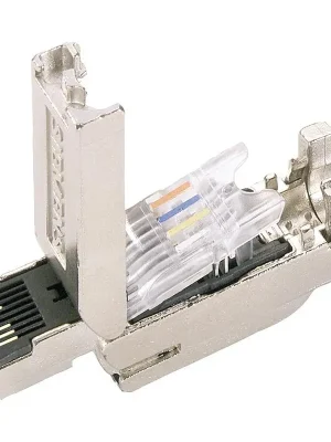 Víkendová Akce SIEMENS 6GK1901-1BB10-2AE0 KONEKTOR PŘÍMÝ RJ-45 (ÚHEL 180ST) PRO 2X2, RJ45, 50KS V BALENÍ