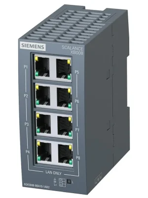 Výhodná Nabídka SIEMENS 6GK5008-0BA10-1AB2 PŘEPÍNAČ 8 PORTŮ NAPÁJENÍ 24VDC 8 X 10/100MBIT/S IP20