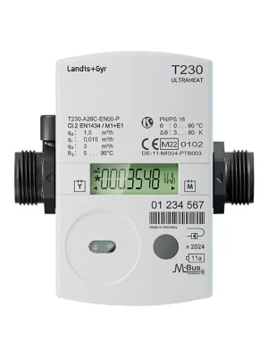 Autentický SIE T230-C21-RF MĚŘIČ TEPLA A CHLADU 1,5M3/H G3/4INCH 110MM PN16 ČIDLA 1,5M BATERIE 11LET RADIO (WM-BUS)