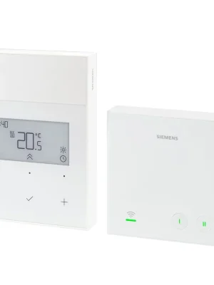 SIEMENS RDL211RF.ST TERMOSTAT BEZDRÁTOVÝ PROSTOROVÝ VYTÁPĚNÍ/CHLAZENÍ 2X PŘEPÍNACÍ KONTAKT BATERIOVÉ NAPÁJENÍ Pouze Dnes