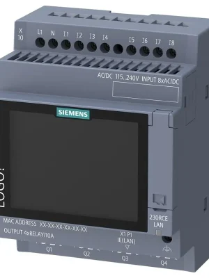 Speciální Cena SIE 6ED1052-1FB08-0BA3, LOGO! 230 RCE, 8DI/4DO, 115/230VAC/DC, S DISPLEJEM, LOGO! 9