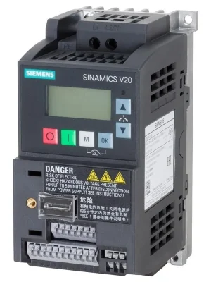 SIEMENS 6SL3210-5BB12-5BV1 MĚNIČ FREKV. V20 S 1F NAPÁJ. 200-240VAC 0,25KW 4DI,2DO,2AI,1AO Akční Nabídka