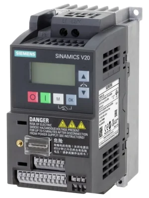 Vrácení Zdarma SIEMENS 6SL3210-5BB15-5BV1 MĚNIČ FREKV. V20 S 1F NAPÁJ. 200-240VAC 0,55KW 4DI,2DO,2AI,1AO
