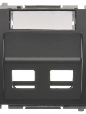 SIMON BASIC KRYT ZÁSUVKY PC 2-NÁS. (PRO PRVKY KEYSTONE), GRAFIT BMGKS2P.01/28 Přímo Od Výrobce