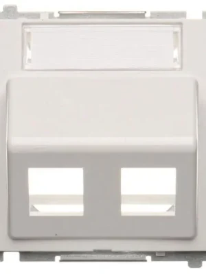 SIMON BASIC KRYT ZÁSUVKY PC 2-NÁS. (PRO PRVKY KEYSTONE), BÍLÁ BMGKS2P.01/11 Rychlé Dodání