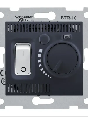 Vrácení Zdarma SCHNEIDER Termostat Sedna prostorový graphite