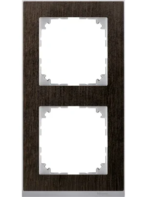 SCHNEIDER Rámeček MERTEN 4020-3671 dvoj. wenge/alu Akce