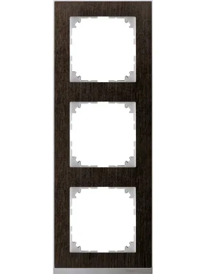 Objednat Nyní SCHNEIDER Rámeček MERTEN 4030-3671 troj. wenge/alu