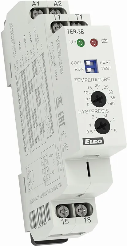 Akční Cena ELKOEP Termostat TER-3B 0-40°C 16A