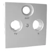 Nejlepší Cena LOGUS Kryt zásuvky TV/R/SAT hliník 90684TAL