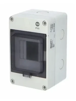 Speciální Cena Venkovní rozvaděč na zeď FAMATEL FlatBOX 5904 IP65 4 moduly průhledné dveře 5904
