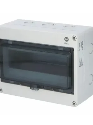 Venkovní rozvaděč na zeď FAMATEL FlatBOX 5910 IP65 10 modulů průhledné dveře 5910 Cenová Bomba
