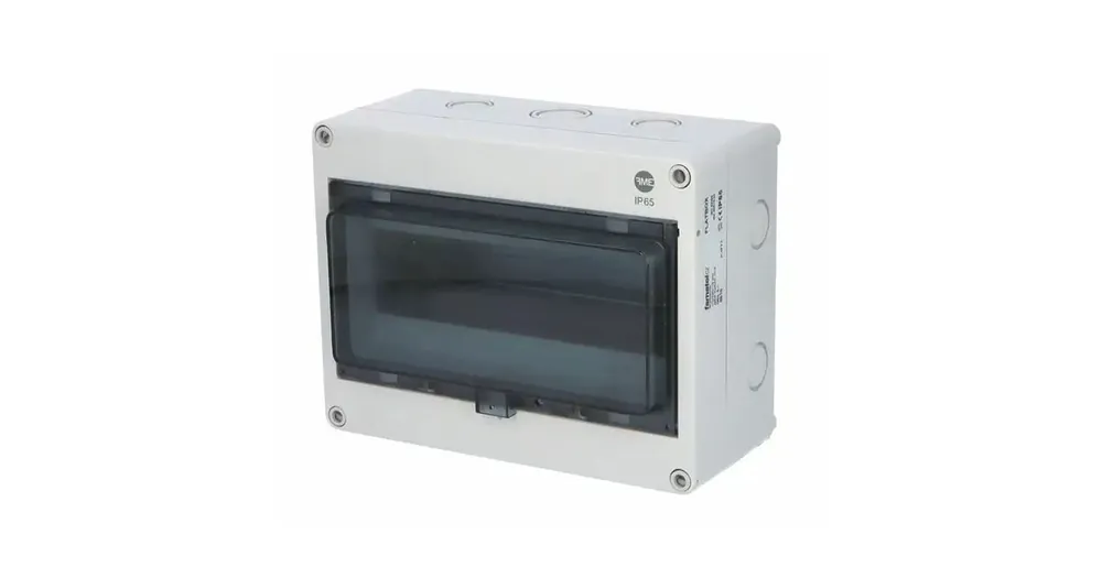 Venkovní rozvaděč na zeď FAMATEL FlatBOX 5910 IP65 10 modulů průhledné dveře 5910 Cenová Bomba