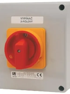 Spínač SPAMEL SK100/2.8211 OB18 ZC 100A červená Bezpečná Platba