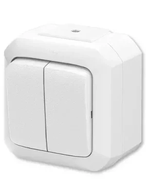 Speciální Cena ABB VARIANT+ venkovní vypínač IP54 ř. 5, 3559N-C05510 B bílá, bezšroubové svorky
