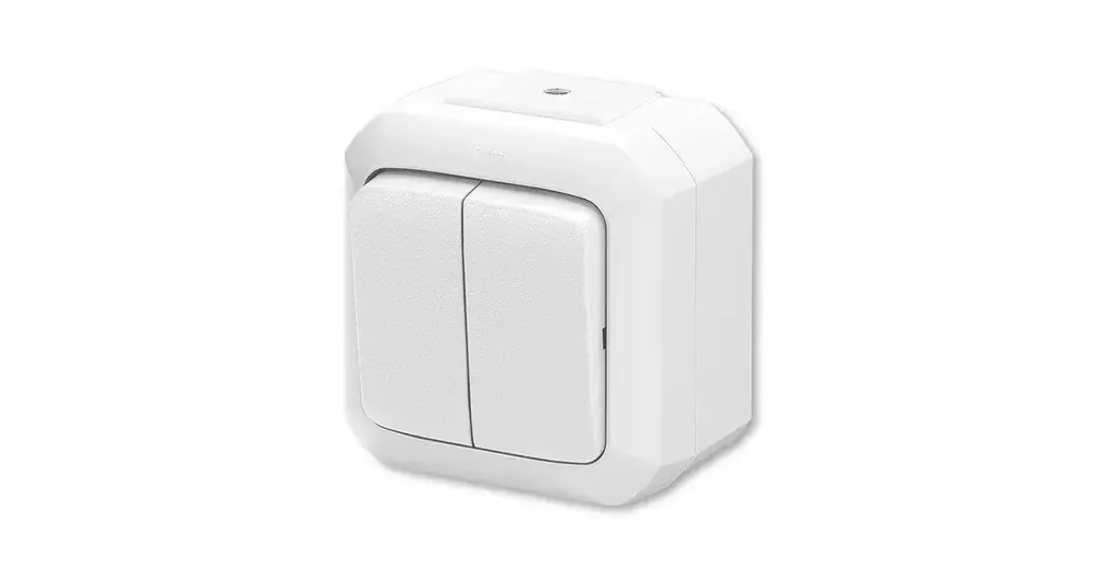 Speciální Cena ABB VARIANT+ venkovní vypínač IP54 ř. 5, 3559N-C05510 B bílá, bezšroubové svorky