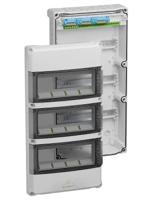 Nová Kolekce SPELSBERG SKŘÍŇ AK 36 NEW 36MOD IP65 SE SVORKAMI PE/N BEZŠROUB. 290X562X124MM 1000V AC 1500V DC 73443601