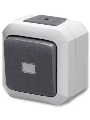 ABB VARIANT+ venkovní vypínač IP54 ř. 6S, 6So, s čirým průzorem, 3558N-C25511 S šedá Přímo Od Výrobce