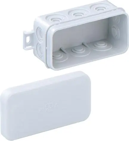 SPELSBERG MINI 25 - L KRABICE NA OM. PRÁZDNÁ 89X43X38MM IP55 ŠEDÁ S ÚCHYTY 31090801 Zlevněný