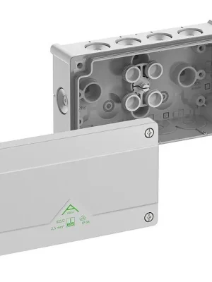 Výhodná Nabídka SPELSBERG ABOX 025/2-L NEW KRABICE NA OM. PRÁZDNÁ DVOJITÁ IP66 ŠEDÁ 152X87X52MM 80240201