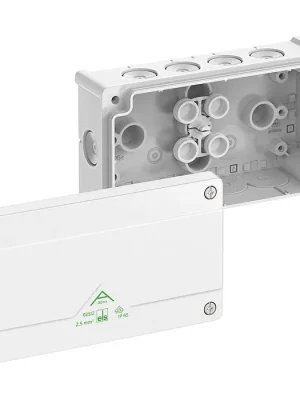 Rozbočovací krabice Spelsberg Abox 025/2-L/W IP66 152x87x52mm prázdná dvojitá bílá 80210201 Akční Cena