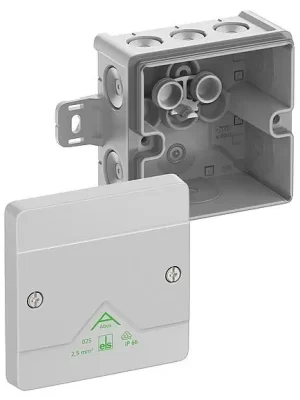 Sezónní Sleva Rozbočovací krabice Spelsberg Abox 025 AB-L IP66 87x87x52mm prázdná s vnějšími úchyty šedá 80240101