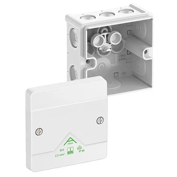Levný Rozbočovací krabice Spelsberg Abox 025-L/W IP66 87x87x52mm prázdná bílá 80210001