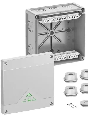 Levný Rozbočovací krabice Spelsberg Abox 160-16mm2 IP55/IP66 182x182x90 se svorkovnicí 1x5x16mm2 šedá 81642001