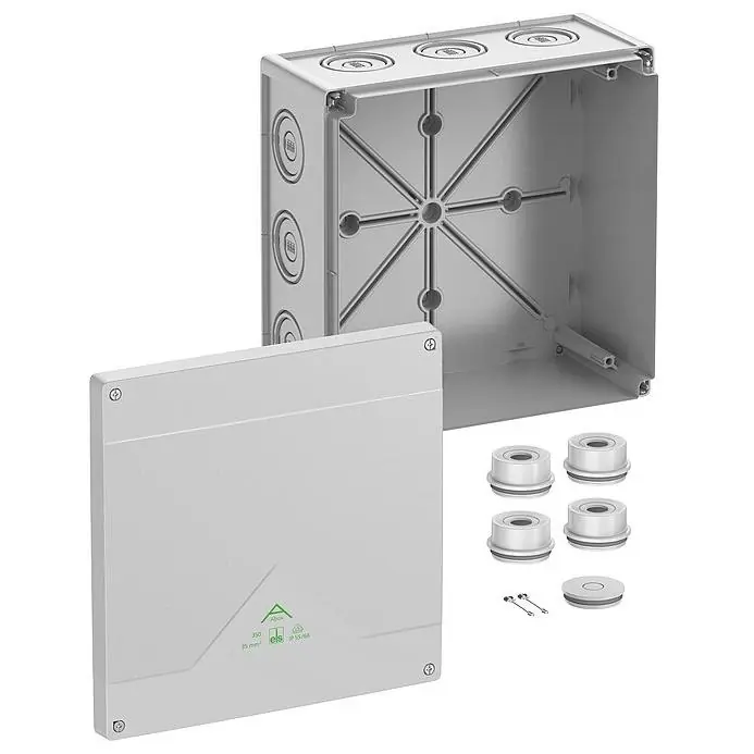Dokud Zásoby Vydrží SPELSBERG ABOX 350-L NEW KRABICE NA OM. PRÁZDNÁ IP55/IP66 ŠEDÁ 252X252X120MM 83540001
