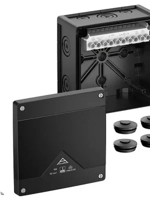 Akční Cena SPELSBERG ABOX PRO 100-102/SW NEW KRABICE NA OM. SE SVORKOVNICÍ 1X5X102 IP66/IP67/IP69 ČERNÁ 152X152X85MM 41002001