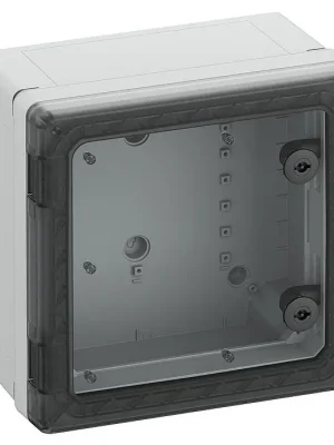 Koupit Online Rozvaděč skříňový Spelsberg GEOS-S 3030-18-to průhledná/šedá IP66/67/69 IK09 UV stabilní UI=1000V AC 1500V DC 300x300x180mm 71143301