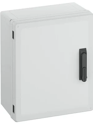 Nejprodávanější Rozvaděč prázdný šedý s klikou Spelsberg GEOS-S 4050-22-O/SH IP66/67/69 IK09 UV stabilní UI=1000V AC 1500V DC 400x500x226mm 72074501