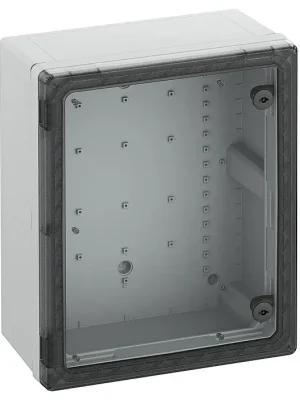 Časově Omezené Rozvaděč skříňový Spelsberg GEOS-S 4050-22-to průhledná/šedá IP66/67/69 IK09 UV stabilní UI=1000V AC 1500V DC 400x500x226mm 71174501