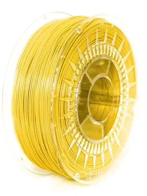 Levný PLA filament 1,75 mm jasný žlutý Devil Design 1 kg