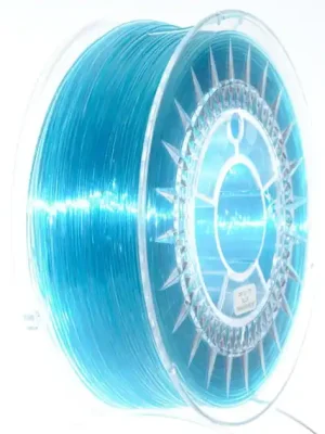 Expresní Doručení PET-G filament 1,75 mm modrý transparent Devil Design 1 kg