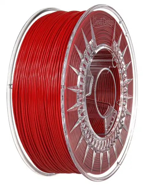 Cenová Bomba PLA filament 1,75 mm červený Devil Design 1 kg