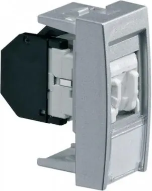 HAGER TEHALIT WS219T ZÁSUVKA DATOVÁ RJ45 45X225MM CAT 6 TITANOVÁ UTP Sleva
