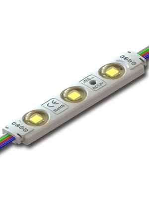 Pouze Dnes MCLED Modul LED 3xSMD5050, 0,65W, 12V, 54mA, RGB, úhel 160°, IP65