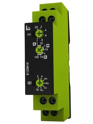 TELE HAASE RELÉ ČASOVÉ E1ZM10 12-240VAC/DC (VE10) MULTIFUNKČNÍ 7 FUNKCÍ 1 CO Bezpečná Platba